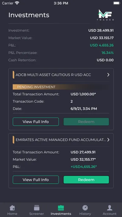 Mutual Funds Trader应用截图