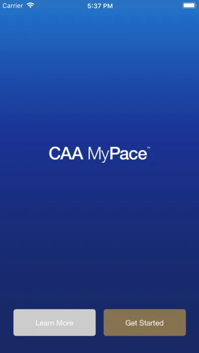 CAA MyPace スクリーンショット