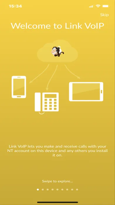 Ảnh chụp màn hình của Link VoIP