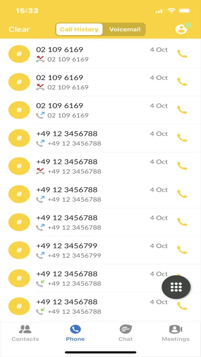 Ảnh chụp màn hình của Link VoIP