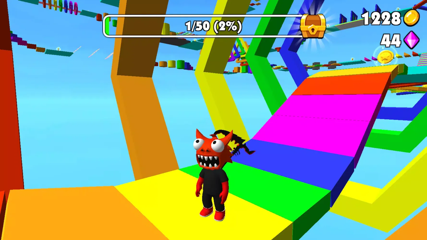 Obby Parkour: Runner Game स्क्रीनशॉट
