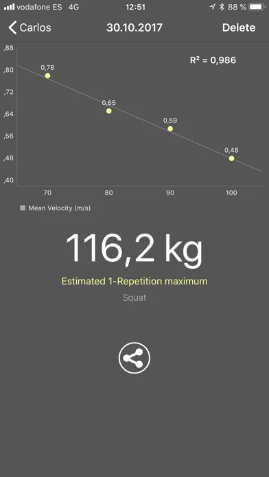 My Lift: Measure your strength Screenshots