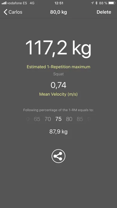 My Lift: Measure your strength Screenshots