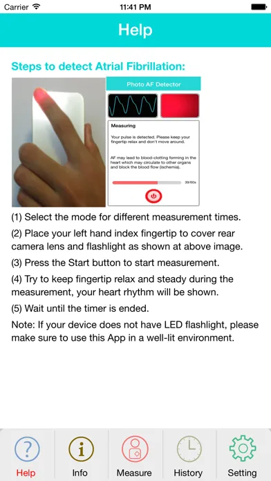 Photo AFib Detector Screenshots