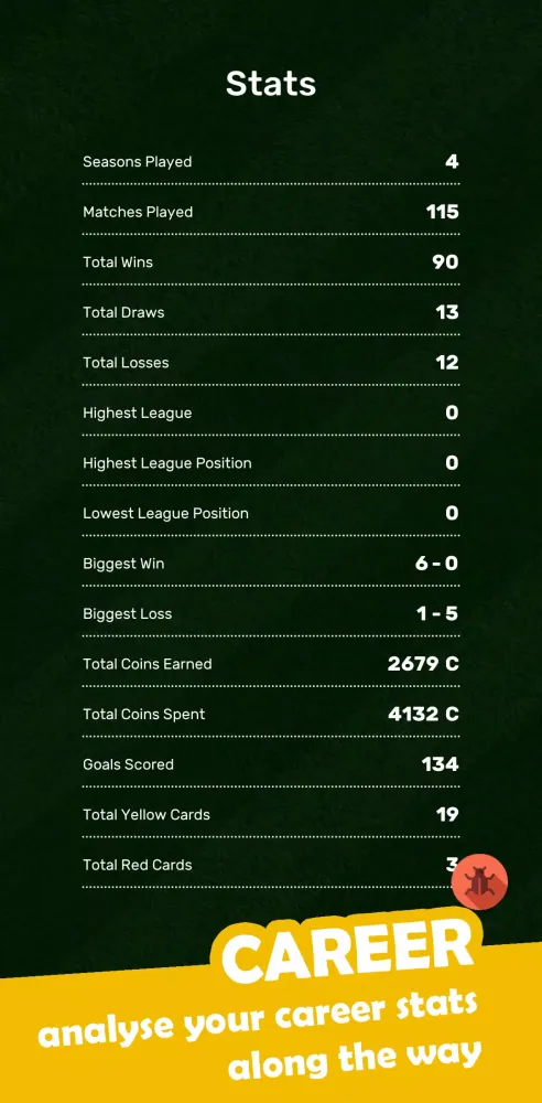 Football Career スクリーンショット