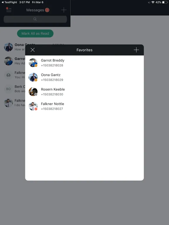 CDK Communicator iPad  스크린샷