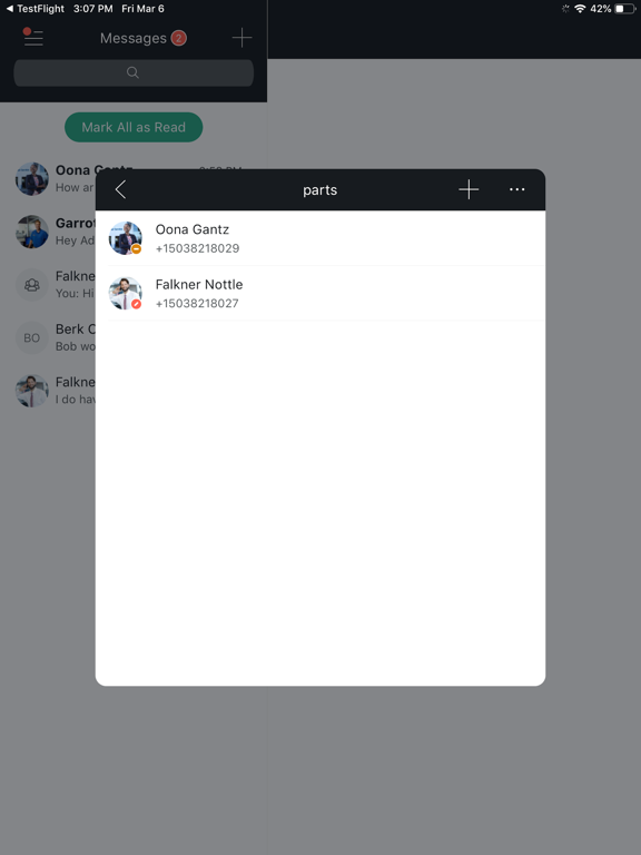 CDK Communicator iPad  스크린샷