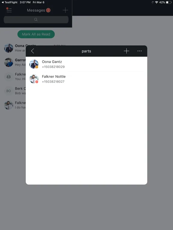 CDK Communicator iPad  스크린샷