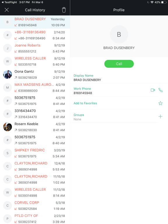 CDK Communicator iPad  스크린샷