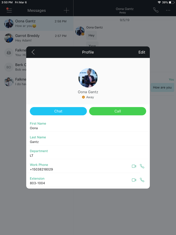 CDK Communicator iPad  스크린샷