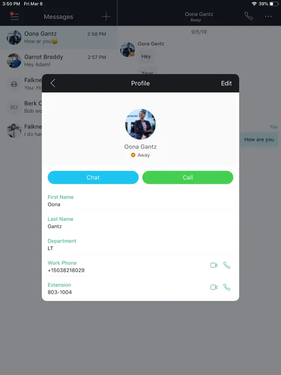 CDK Communicator iPad  스크린샷