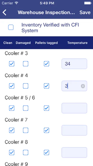 Capturas de pantalla de CFI QC & HAWB Reader