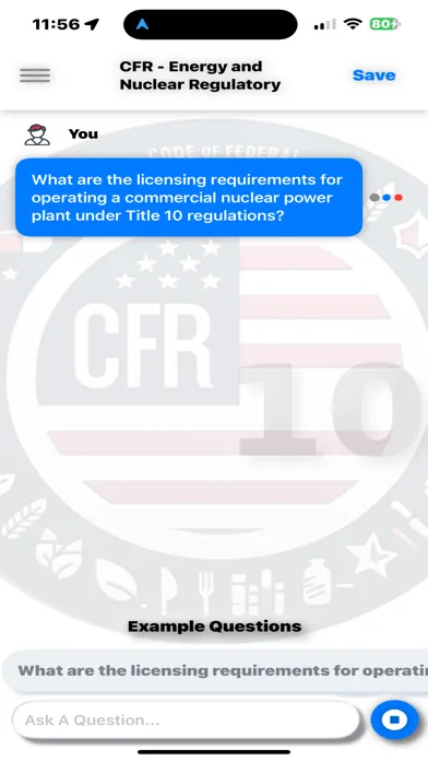 CFR AI - Title 10 Screenshots
