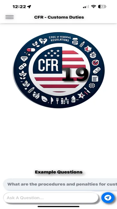 Captures d'écran de CFR AI - Title 19