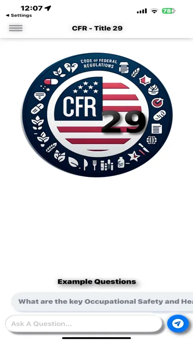 CFR AI - Title 29 Screenshots