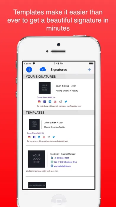 Screenshot di Email Signature Pro