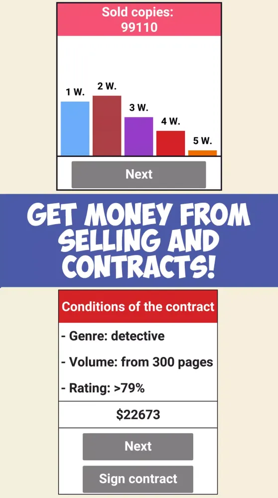 Writer Simulator 2 স্ক্রিনশট