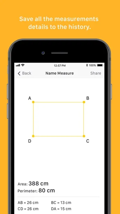 Area Calculator - CHI Software سکرین شاٹس