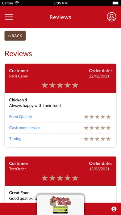 CHICKEN DELIGHT BRAINTREE应用截图