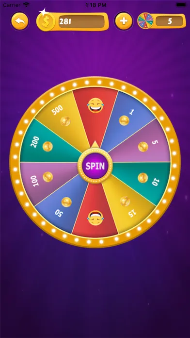 Tangkapan layar iSpin - Daily Spin & Coin