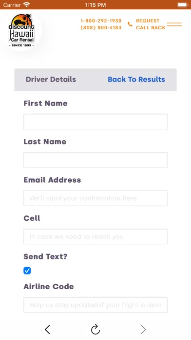 Discount Hawaii Car Rental Screenshots