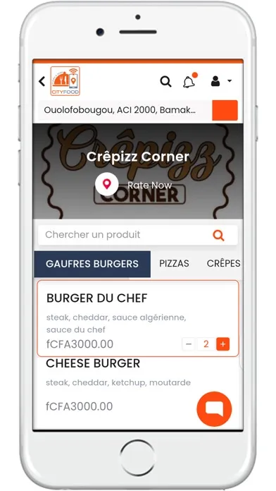 Captures d'écran de CITY FOOD Mali