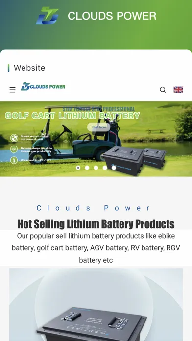 Ảnh chụp màn hình của CLOUDS POWER