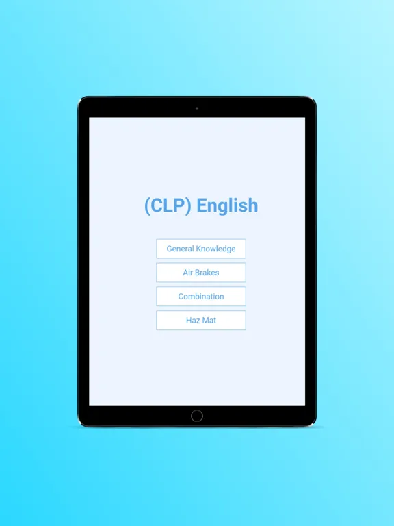 Zrzuty ekranu CLP Prep iPad 