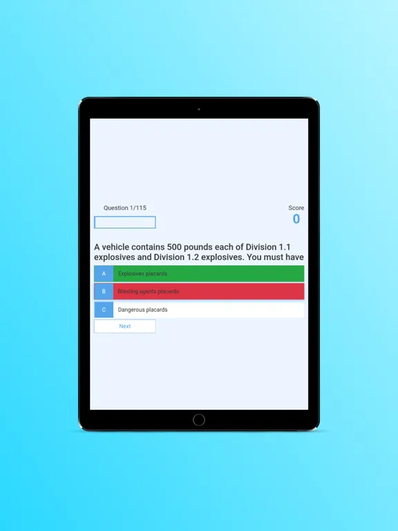 Zrzuty ekranu CLP Prep iPad 