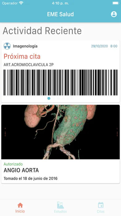EMESALUD Ekran Görüntüleri