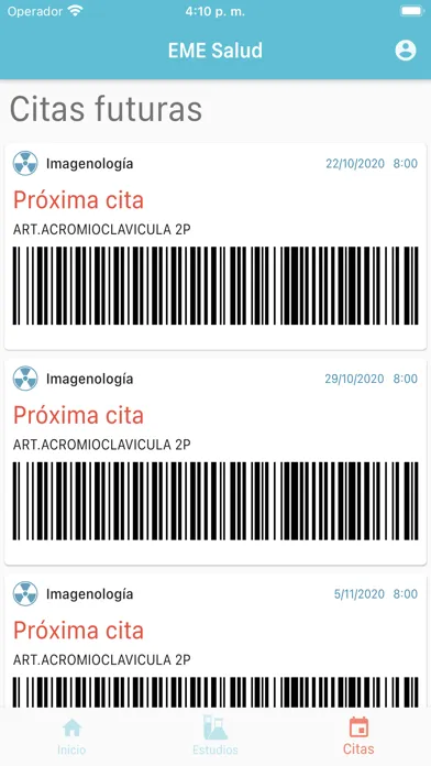 EMESALUD Ekran Görüntüleri