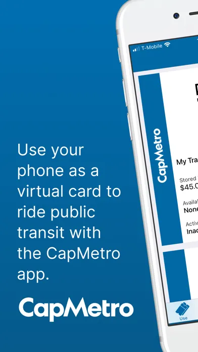 Captures d'écran de CapMetro