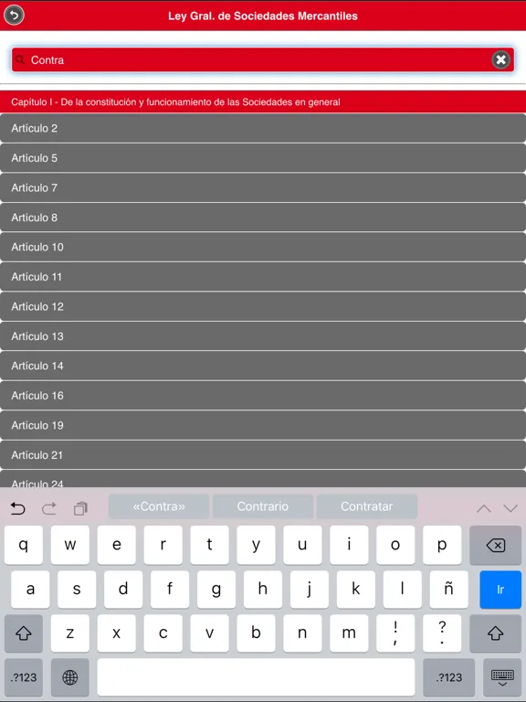 ConUnión Pro iPad  Ekran Görüntüleri