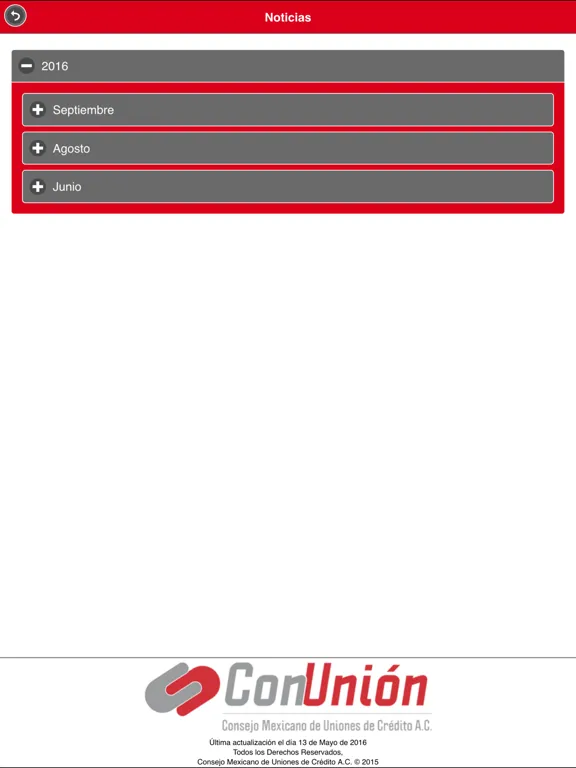 ConUnión Pro iPad  Ekran Görüntüleri