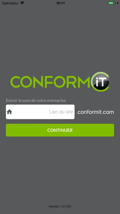 CONFORMiT® Control Ekran Görüntüleri