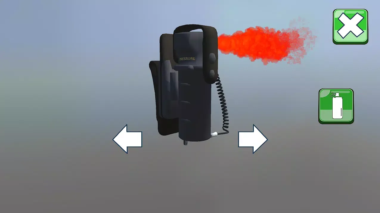 Zrzuty ekranu Pepper spray