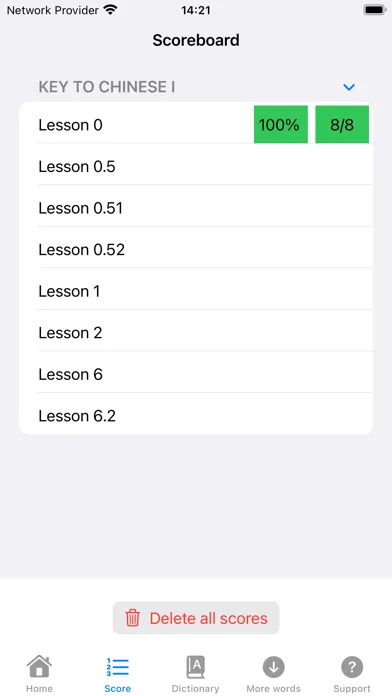 Скриншоты Chinese Word Trainer