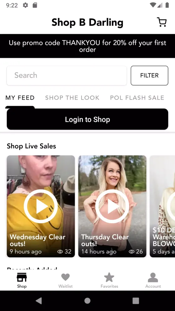 Shop B Darling سکرین شاٹس