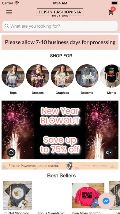 Capturas de pantalla de Feisty Fashionista Boutique
