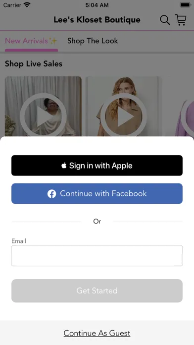 Lee's Kloset Boutique Screenshots