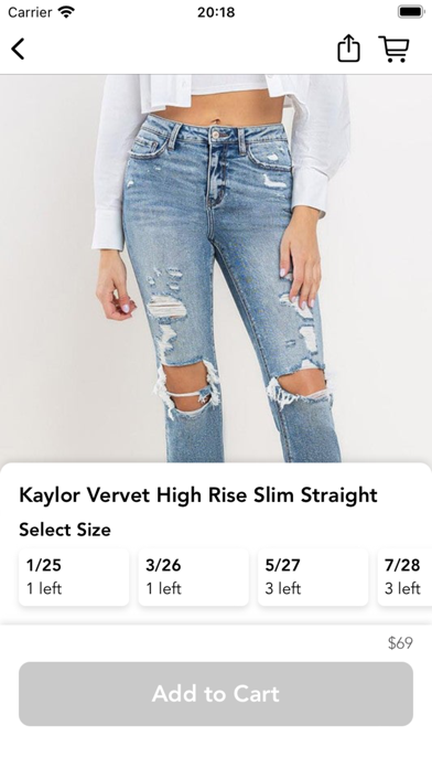 Screenshot di Paige James Boutique