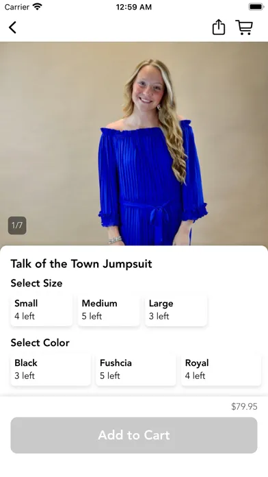 Ảnh chụp màn hình của pearls & plaid co.
