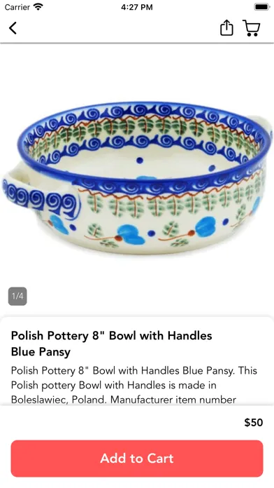 Zrzuty ekranu Polish Pottery Shop
