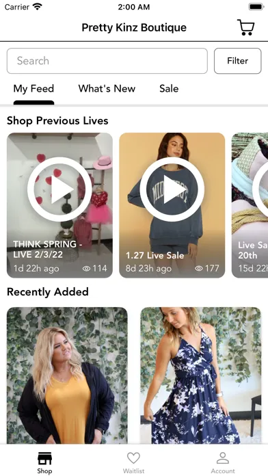Pretty Kinz Boutique Ekran Görüntüleri
