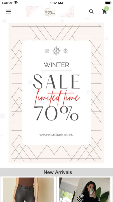 Pomp and Chic Boutique স্ক্রিনশট