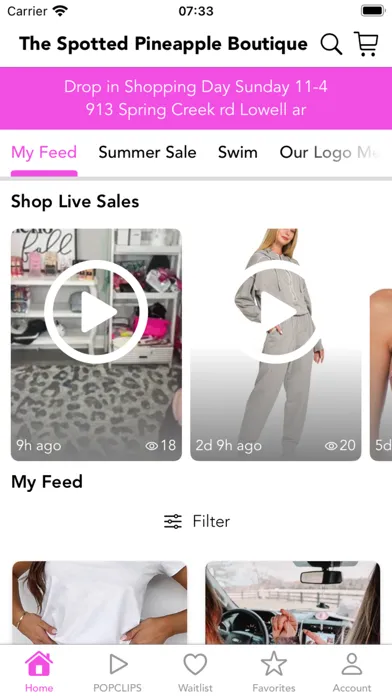 Capturas de tela do The Spotted Pineapple Boutique
