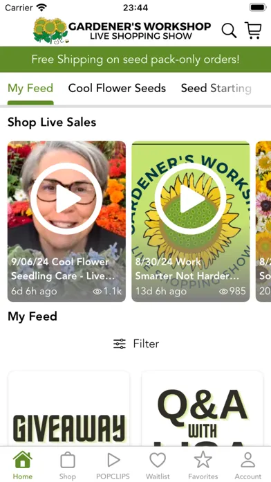 Gardener's Workshop Live Shop應用截圖