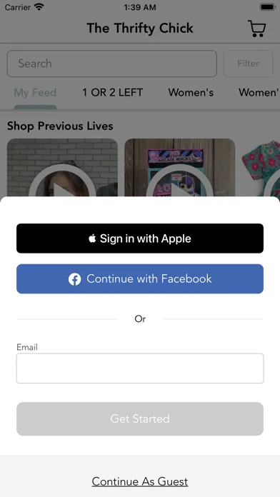 Screenshot di The Thrifty Chick
