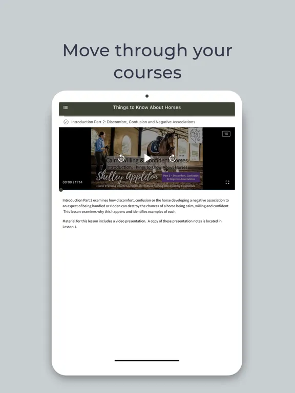 Calm Willing Confident Horses iPad  Screenshots