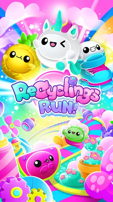 Capturas de tela do Recyclings Run